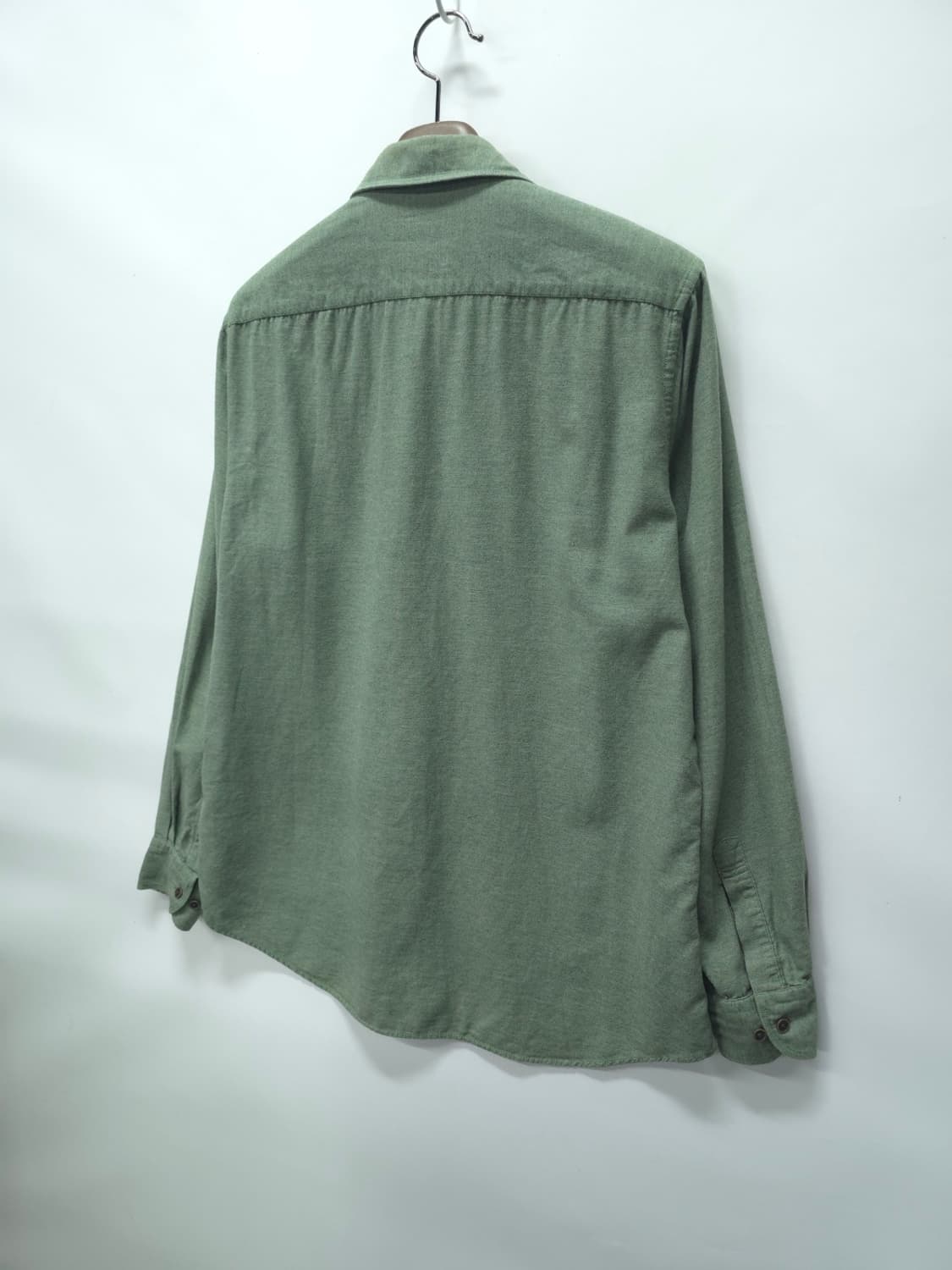 닥스 프리미엄 이태리원단 코튼 봄가을셔츠 - 세이지그린 (105) 상품이미지9