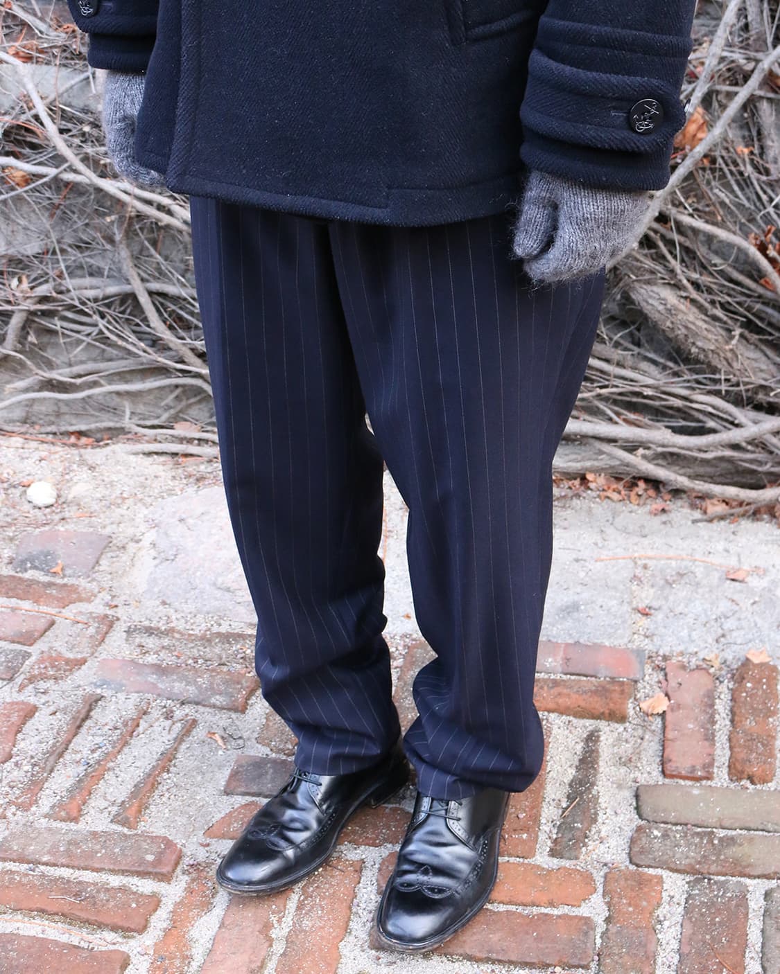 꼼데가르송 옴므 듀스 핀스트라이프 트라우저 상품이미지2