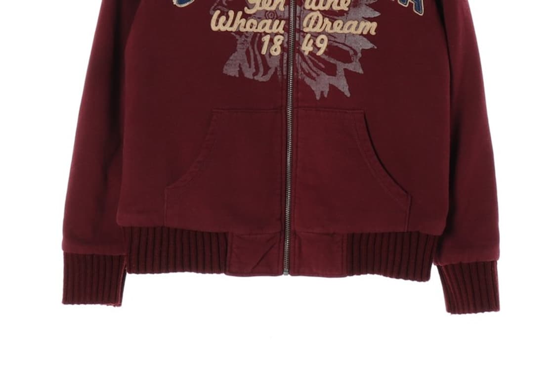 후아유 빈티지 헤비웨이트 후드집업 M 상품이미지5