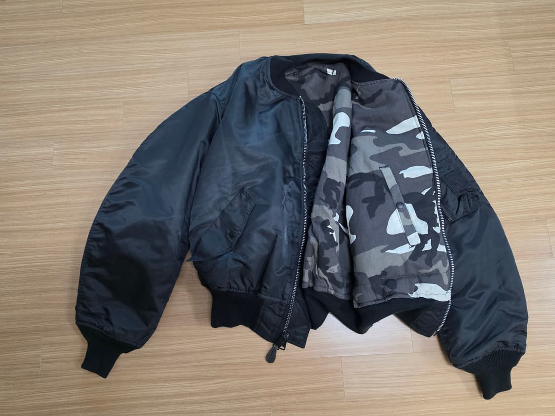 90's HOPE mfg 블랙 시티카모 ma-1 made in usa 상품이미지1