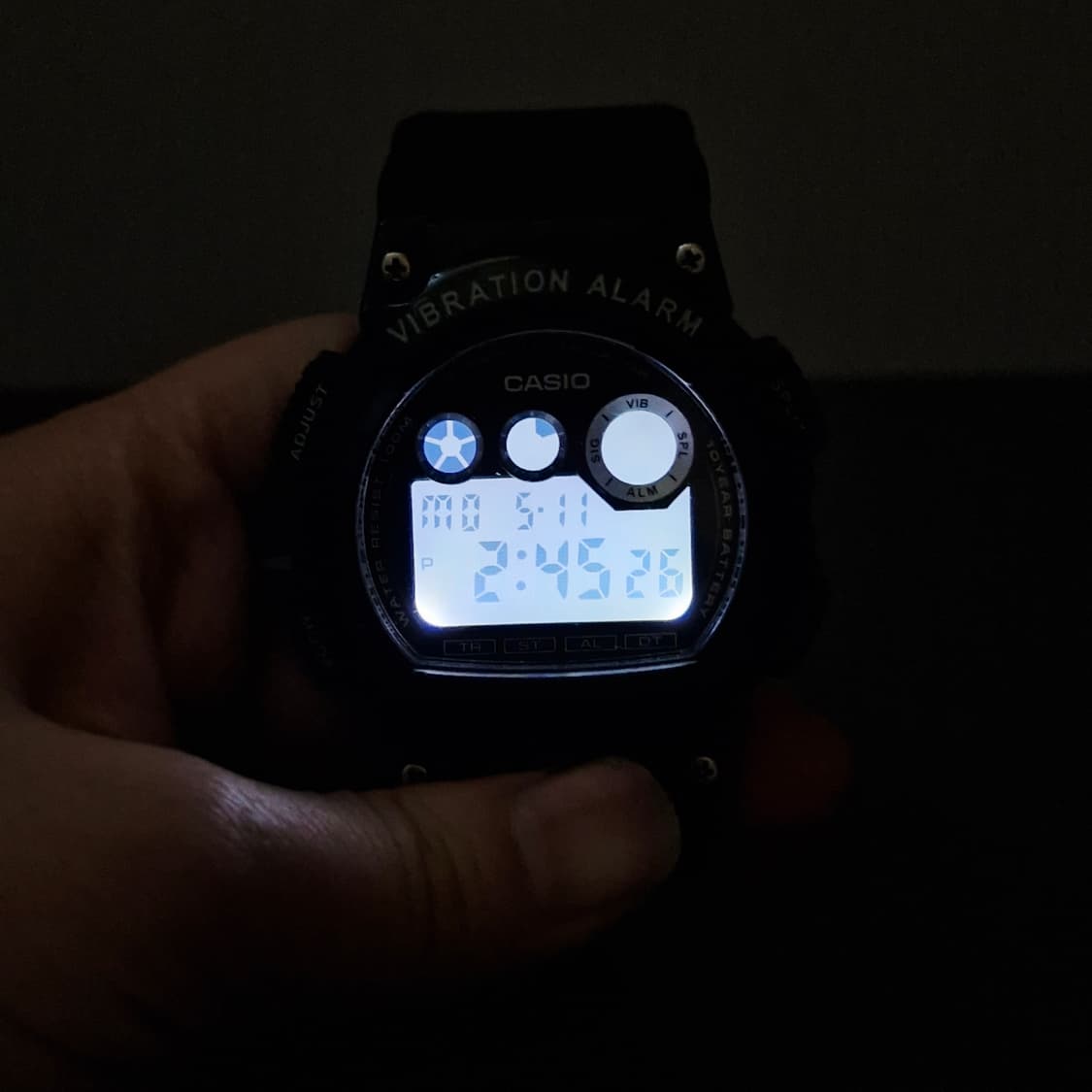 카시오 진동알람 시계 W-735H 상품이미지5