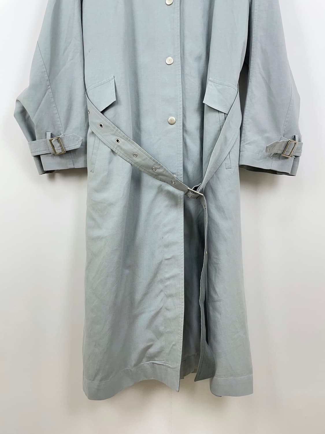 마론에디션 코튼 텐셀 혼방 트렌치 코트 FREE 상품이미지7