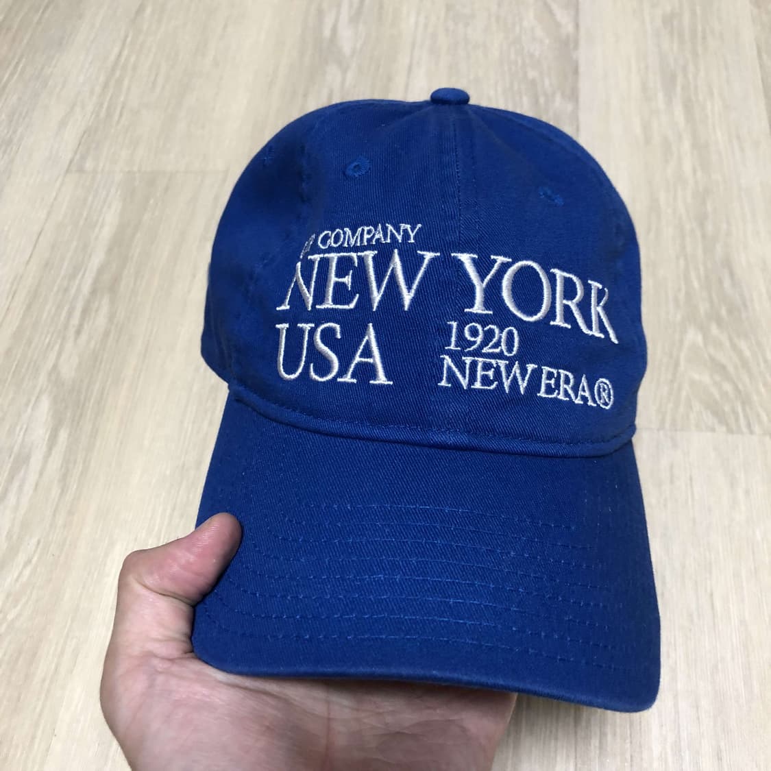 (ONE SIZE) 뉴에라 NEW ERA 언스트럭쳐 스크립트 볼캡 블루 상품이미지9