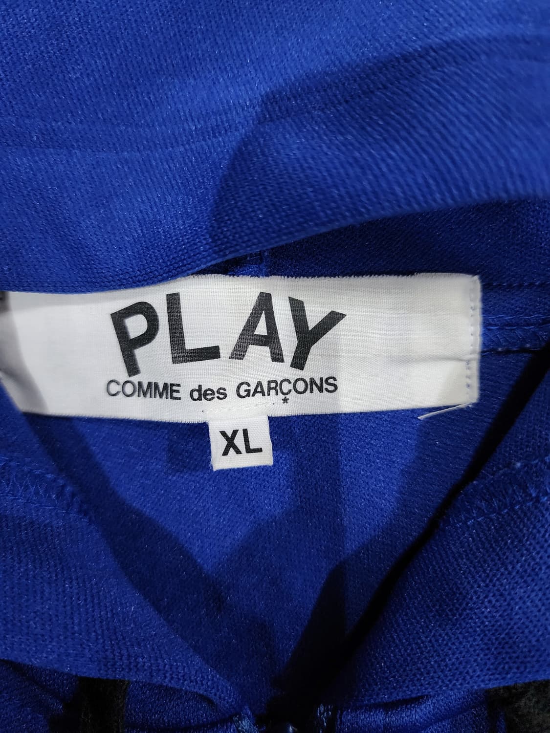 꼼데가르송 빅 블랙 하트 프린트 후드집업 XL 상품이미지6