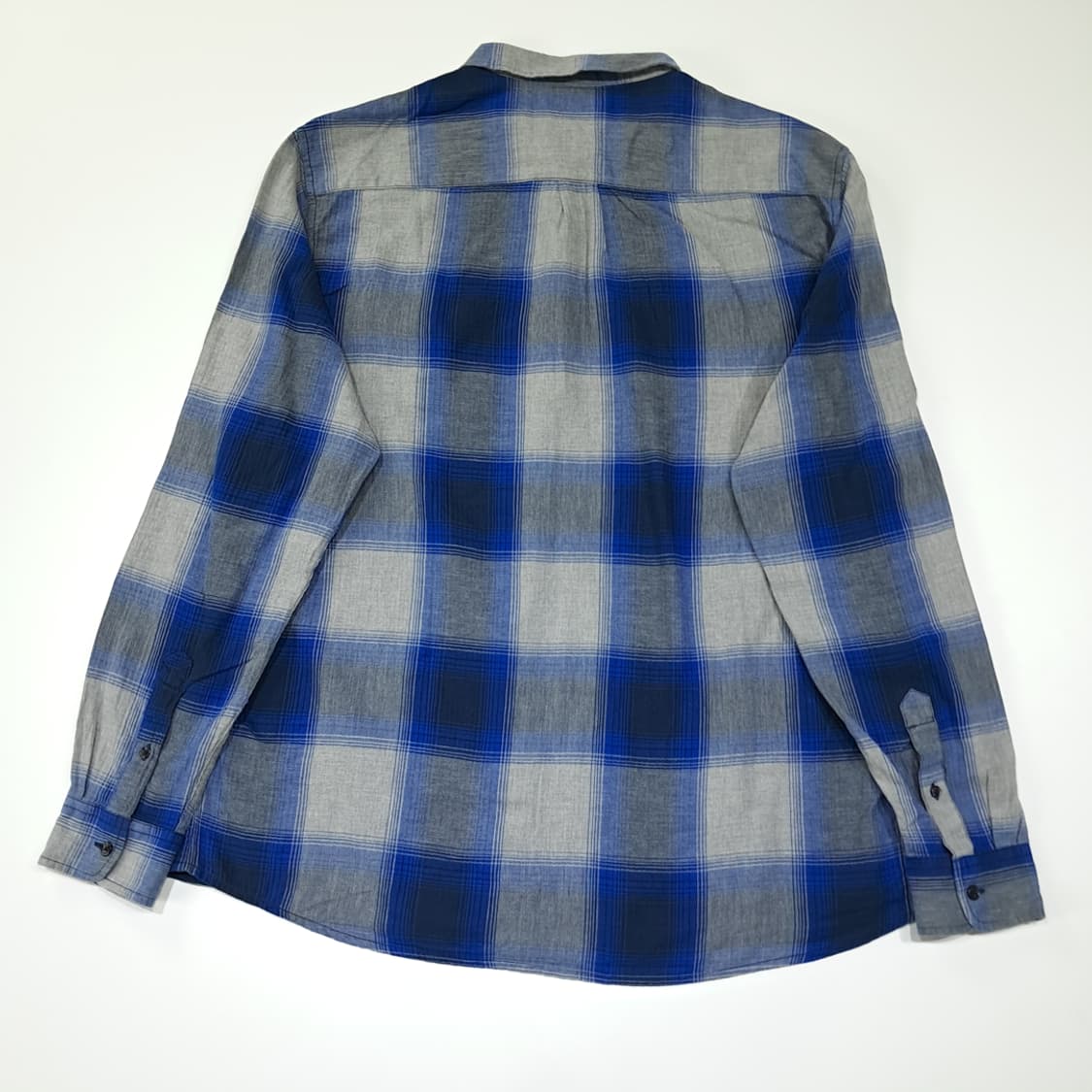 CL671 XL 랭글러 옴브레체크 블루 셔츠남방 상품이미지6