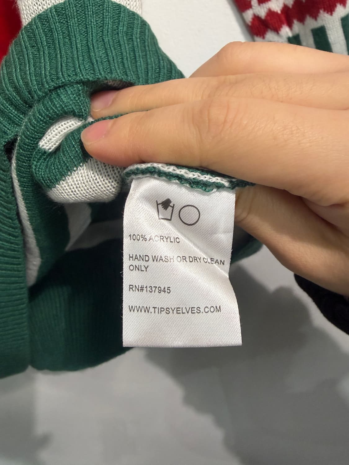 U.S.A. 크리스마스 어글리니트 양말 포켓 니트 상품이미지7