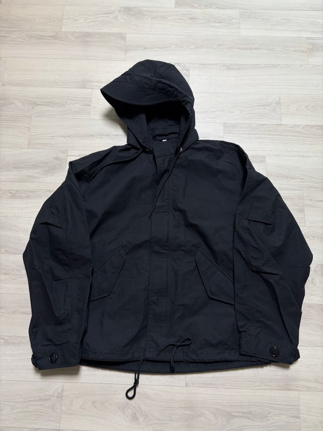 HGS 홈그로운서플라이635-009 재키M 숏피시테일 블랙 S사이즈 판매 상품이미지1