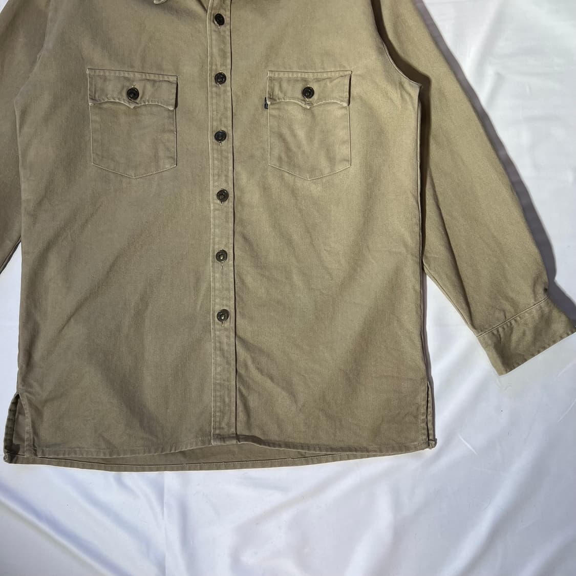 [M]빈티지 리바이스 헤비코튼 워크 셔츠 상품이미지4