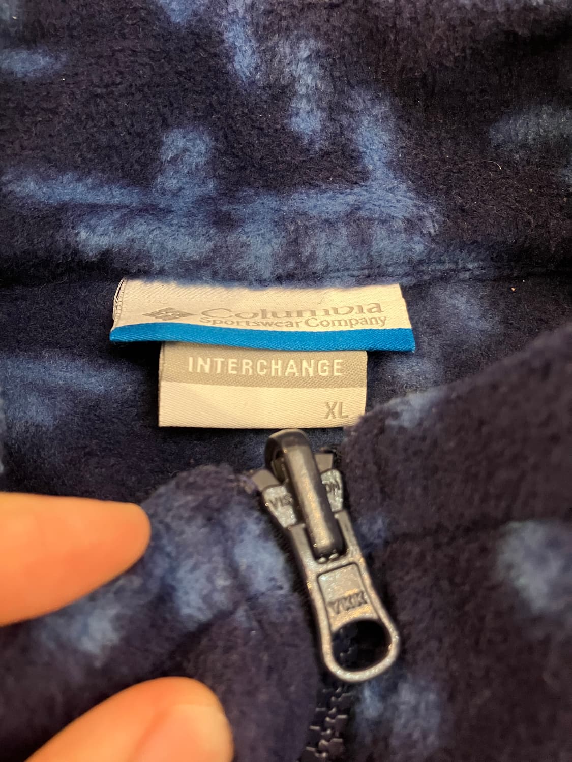 컬럼비아 빈티지 에스닉 패턴 플리스 자켓 파타고니아 거북이깔 상품이미지4