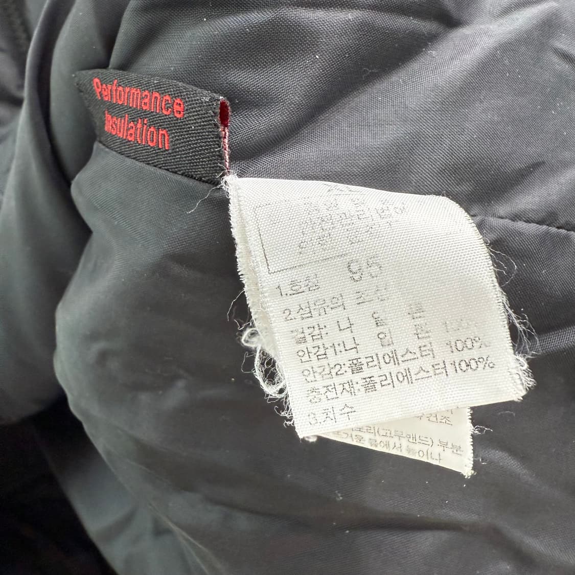 [XL] 노스페이스 우먼 블랙 경량패딩 상품이미지6