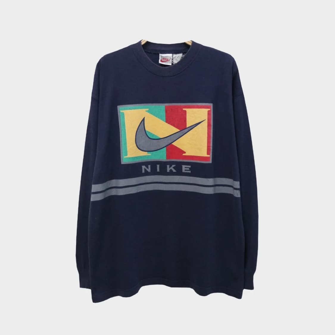 90'S 나이키 빈티지 로고 긴팔 티셔츠 63957 상품이미지1