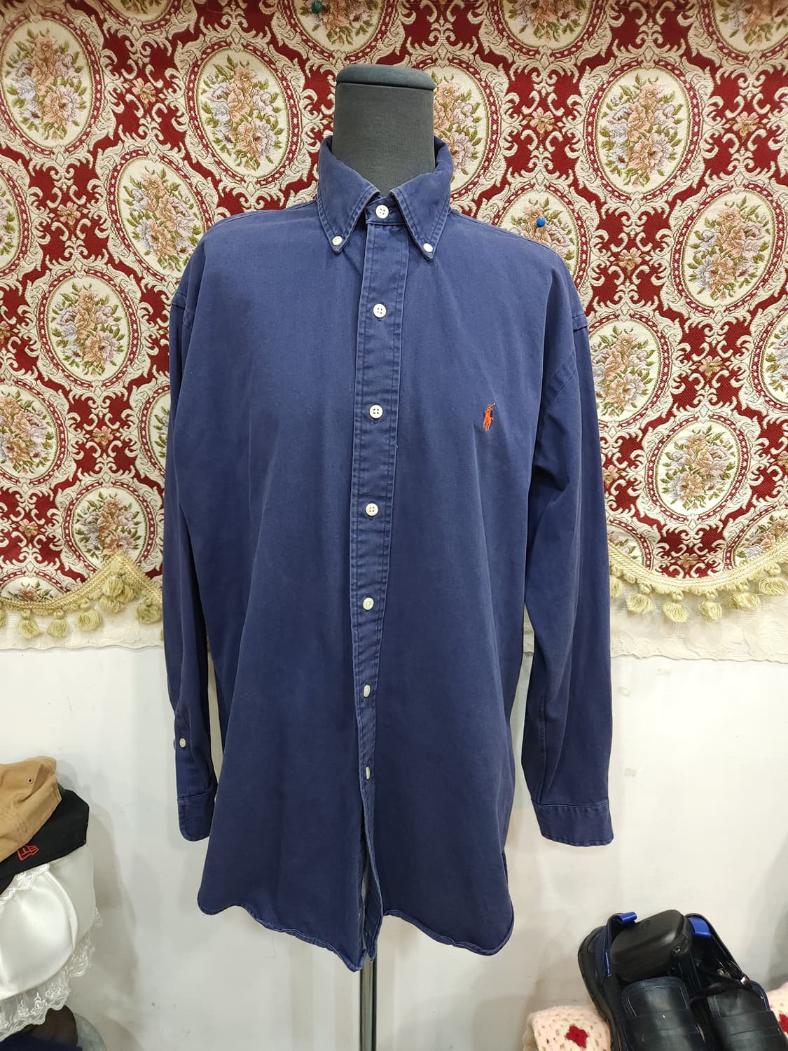  폴로 랄프로렌 네이비 옥스포드 셔츠
​
 상품이미지1