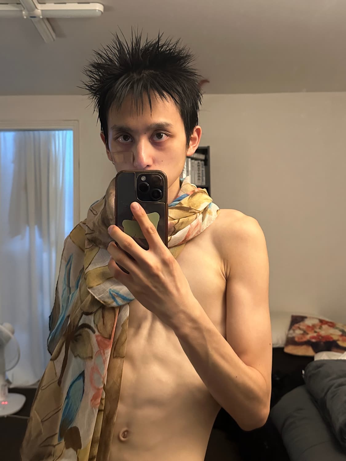 앱스트랙트 오일리 스카프 상품이미지1