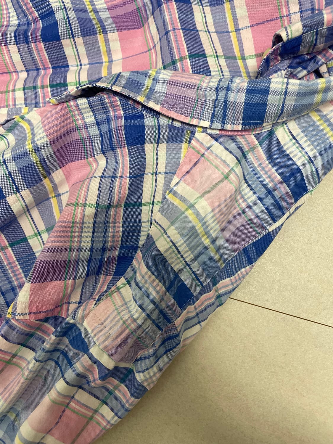 폴로 체크 셔츠 남방 상품이미지3