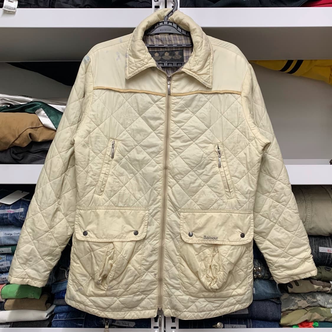 [M] 바버 라이트웨이트 퀼팅자켓 상품이미지2