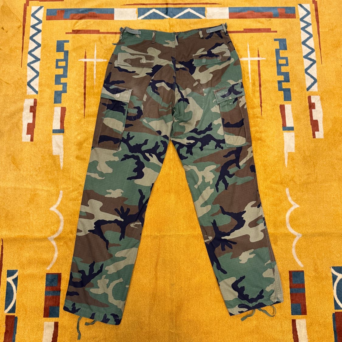 M/L 90s 우드랜드 카모 패턴 오리지널 미군 카고 팬츠 N 상품이미지2