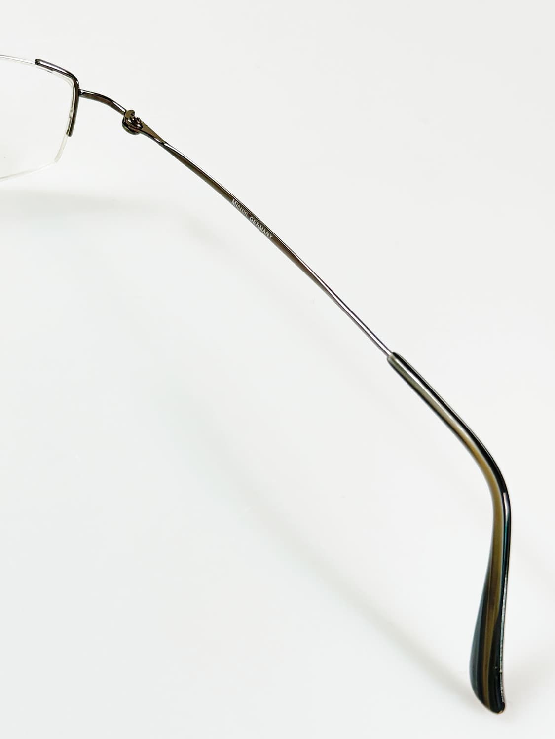 독일제 MICRON 세미 림리스 스퀘어 무테 빈티지 안경 상품이미지6