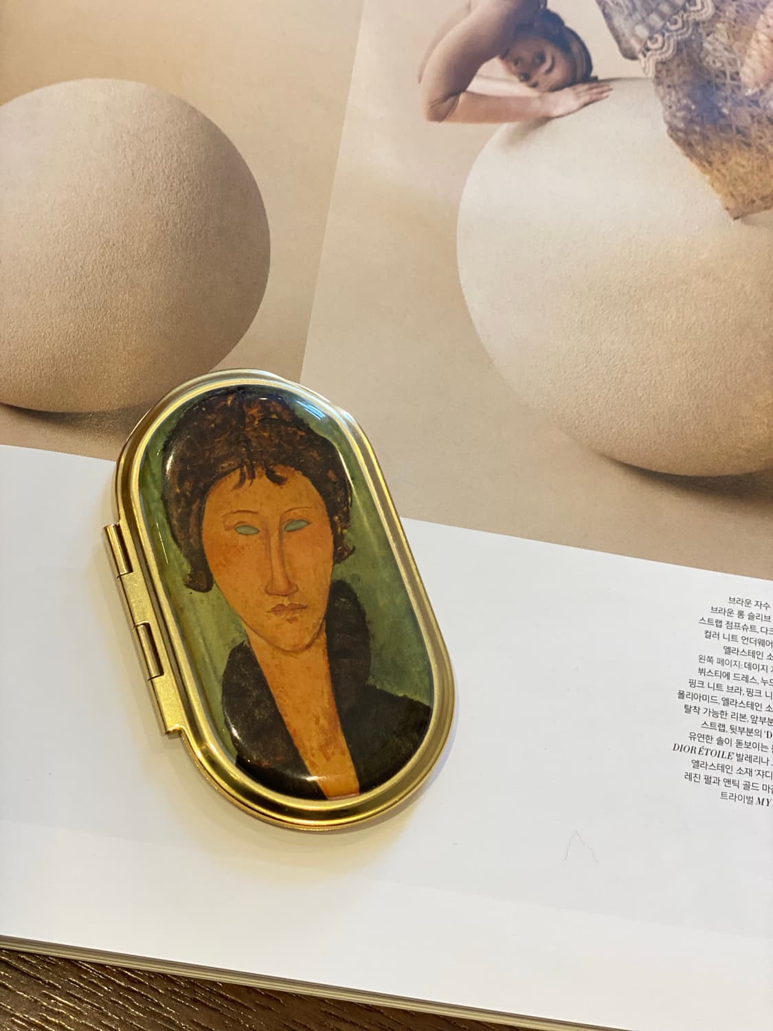 모딜리아니 거울 컴팩트 상품이미지5