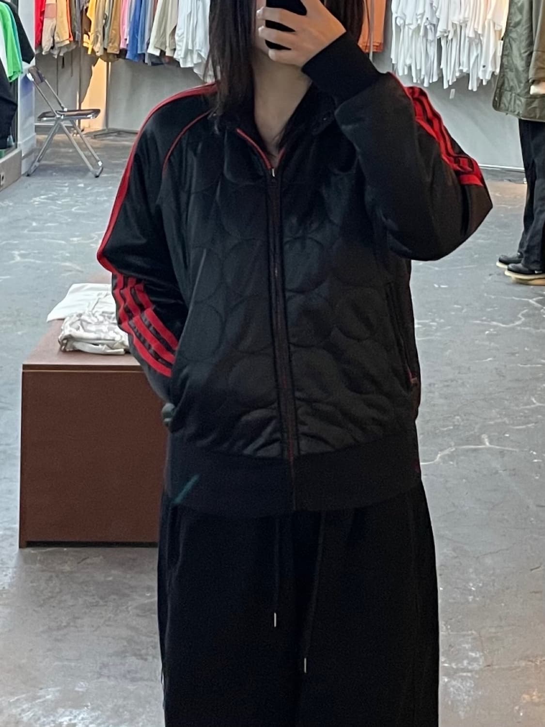 아디다스 백로고 퀄팅 누빔자켓 H1464 상품이미지1