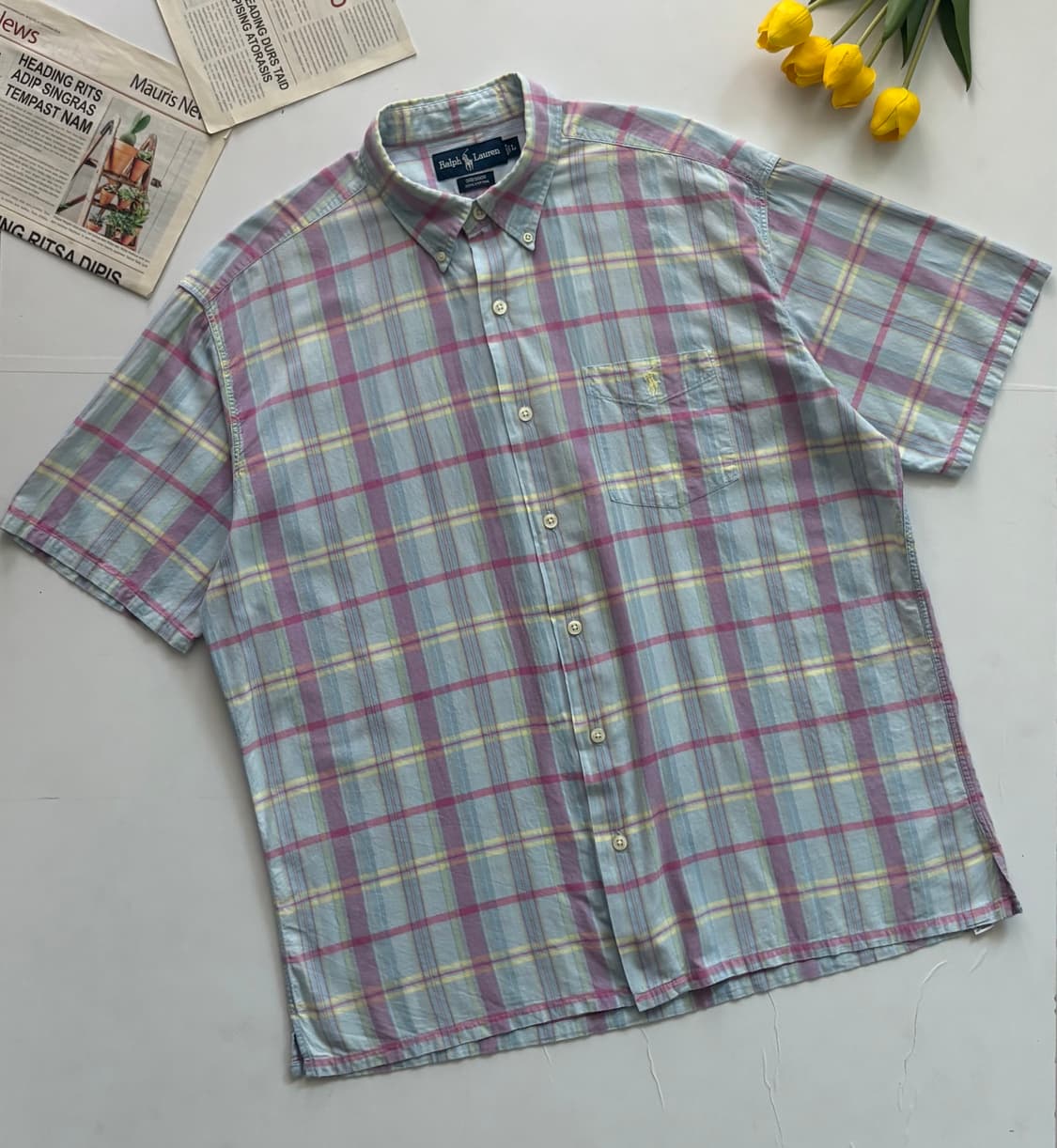 Polo 폴로랄프로렌 빈티지 마드라스 체크 셔츠 상품이미지1