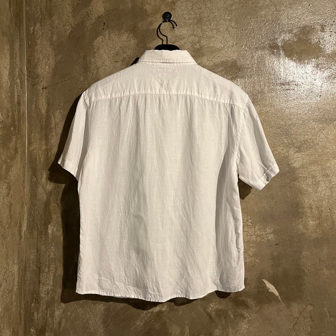 헤지스 린넨 반팔 화이트 셔츠 상품이미지4