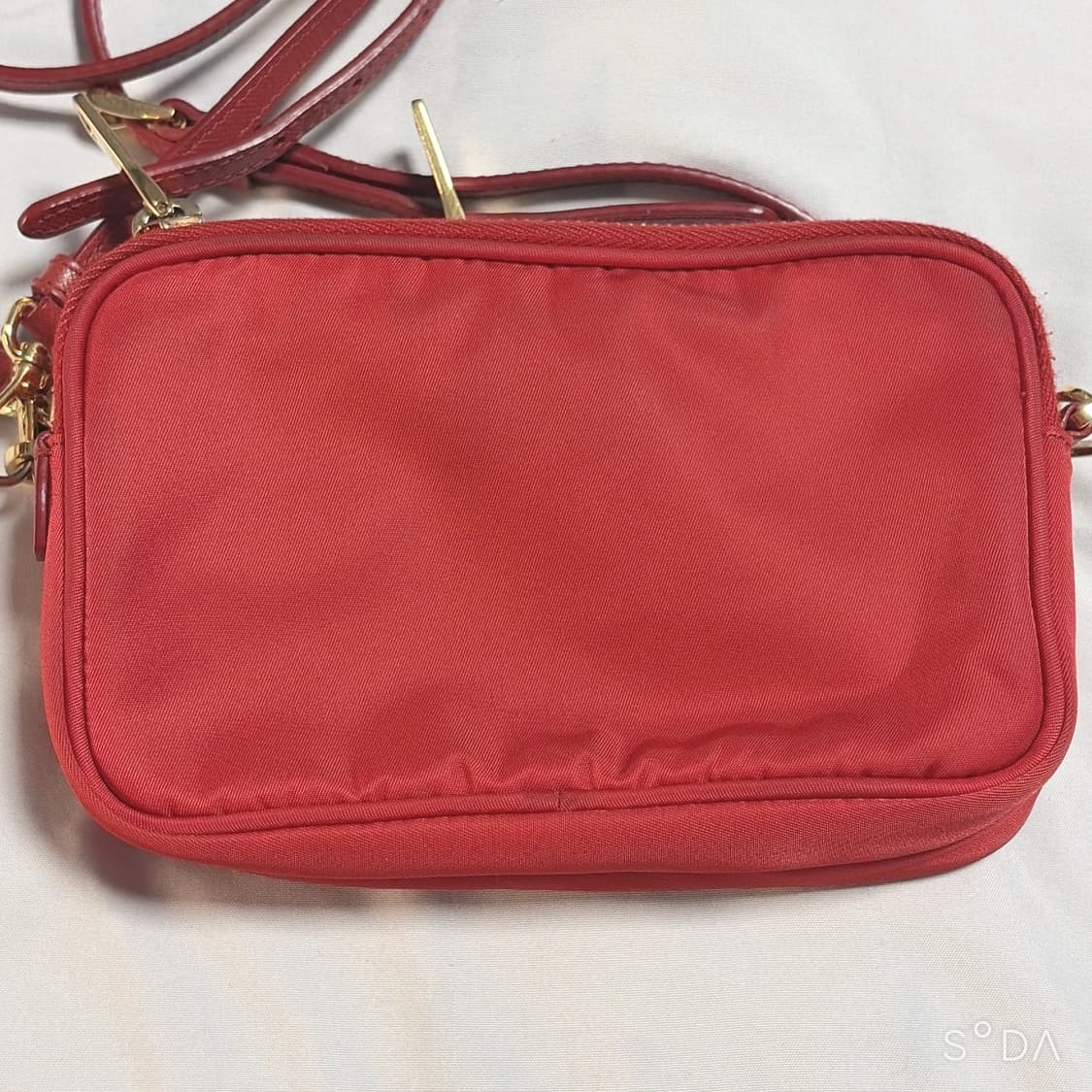 프라다 레드 크로스백 상품이미지6