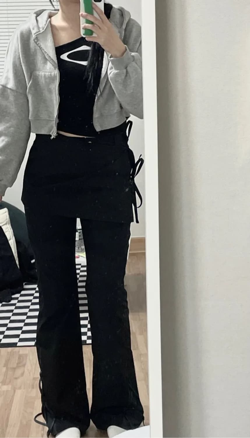 AEAE 에이이에이이 스커트 레이어드 팬츠 상품이미지1