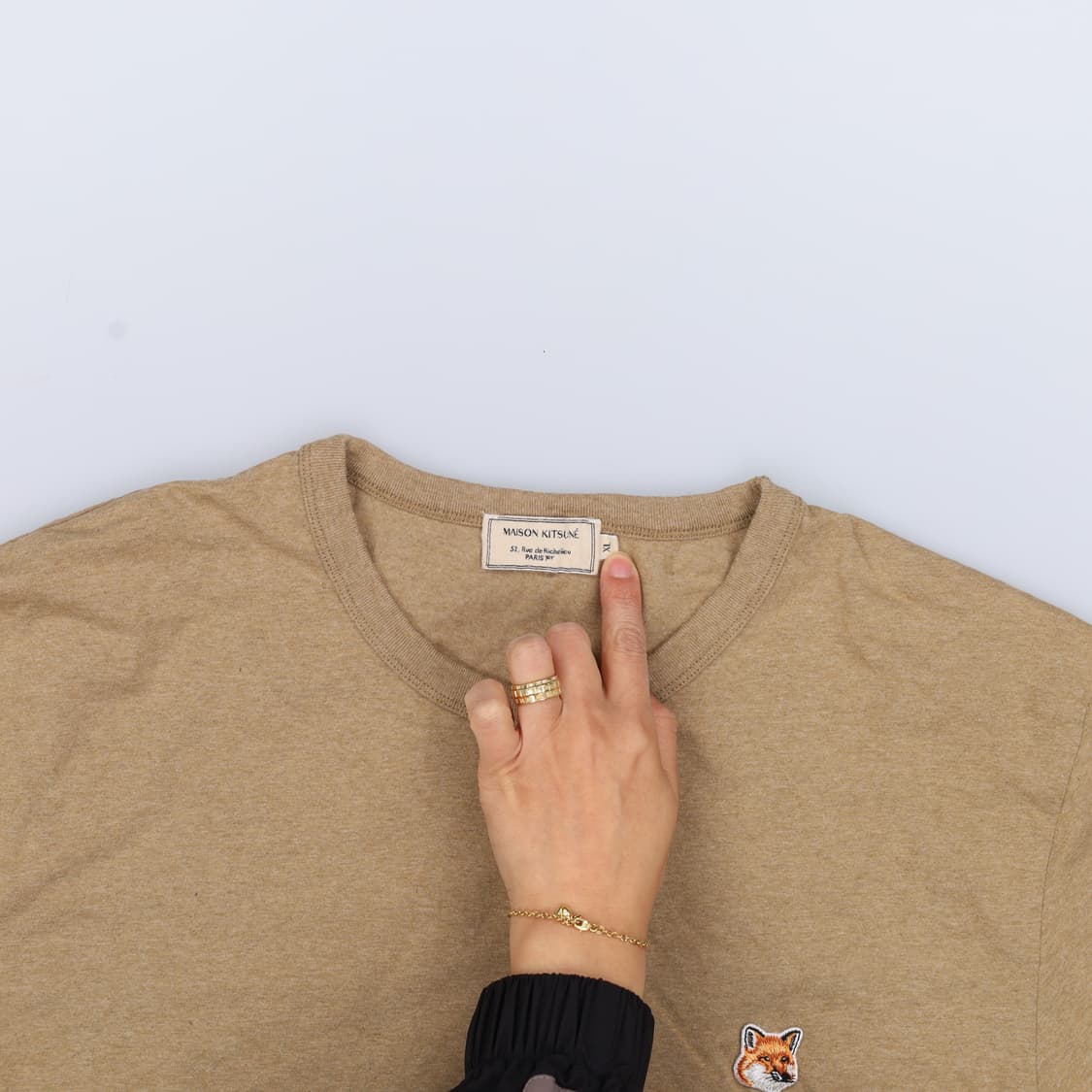 XL 메종키츠네 폭스 반팔티 0402H1 상품이미지3