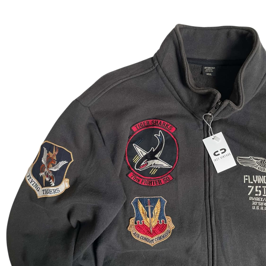 아비렉스 스웻 패치 집업 자 상품이미지5