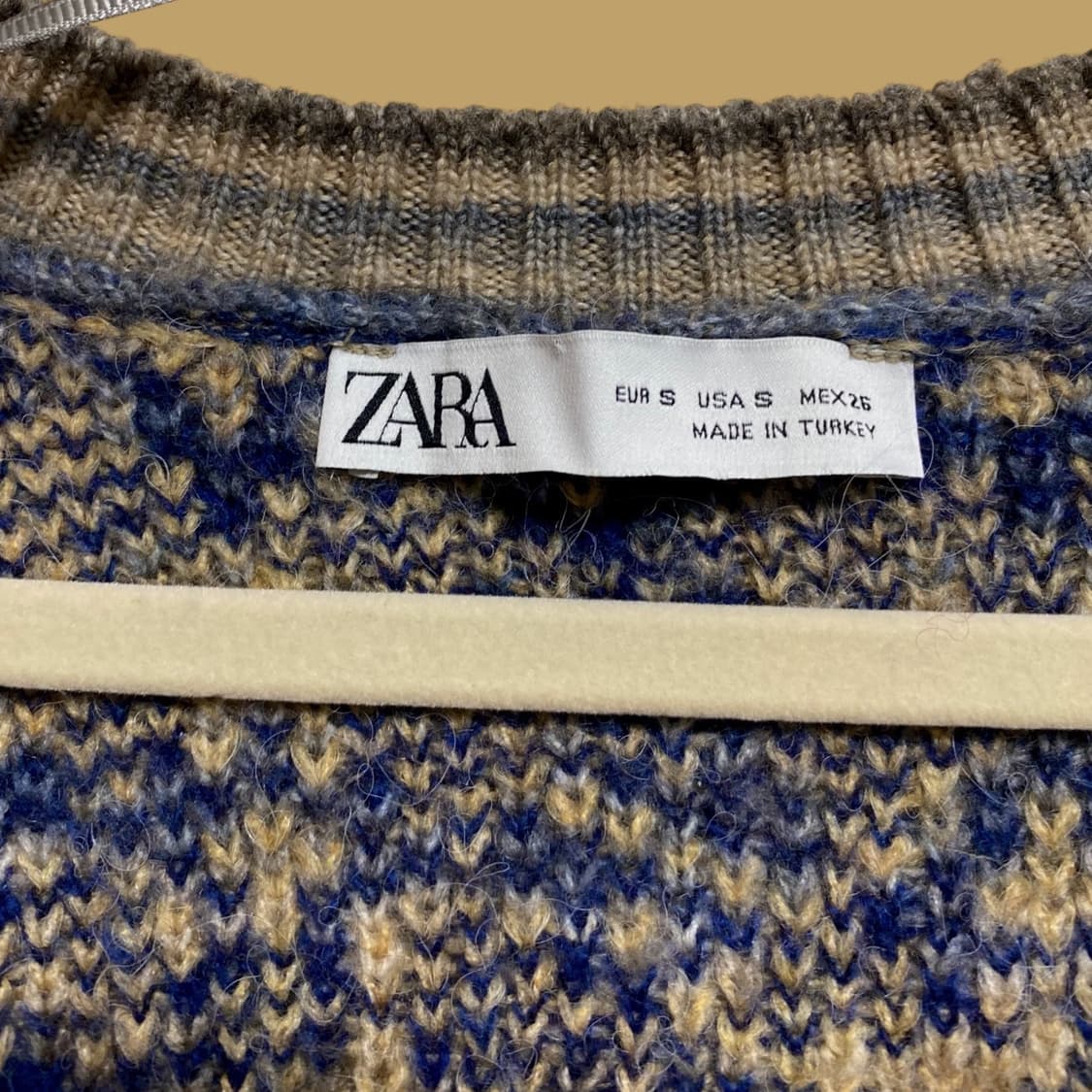 vintage zara flawer crop knit 플라워 가디건 상품이미지2