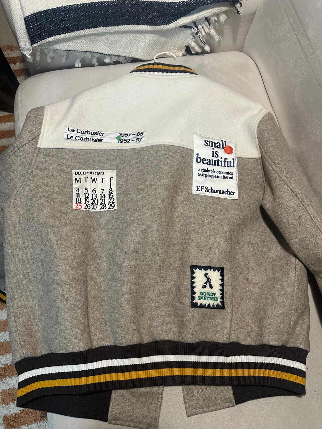 kijun Patch Stadium Jumper 기준 패치 스태디움 점퍼 상품이미지5