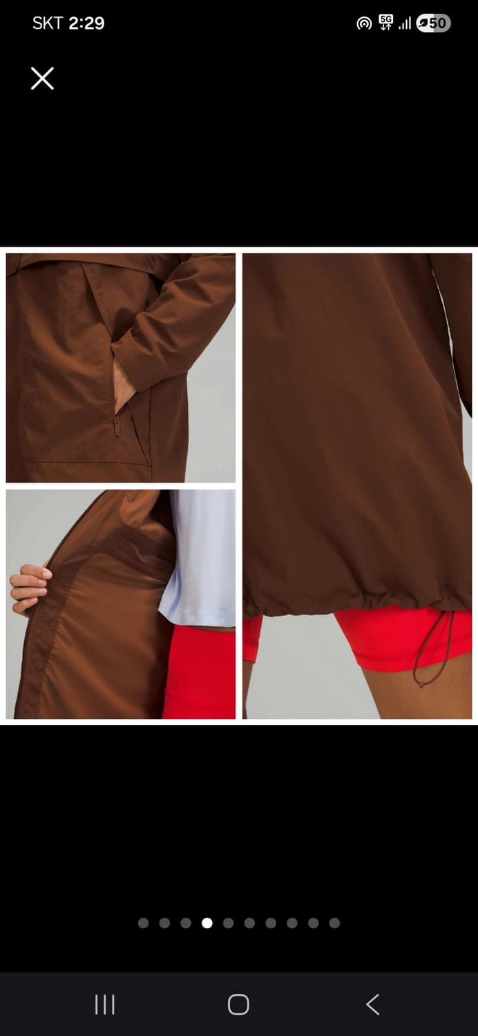 룰루레몬 후드 롱점퍼 2사이즈 상품이미지4