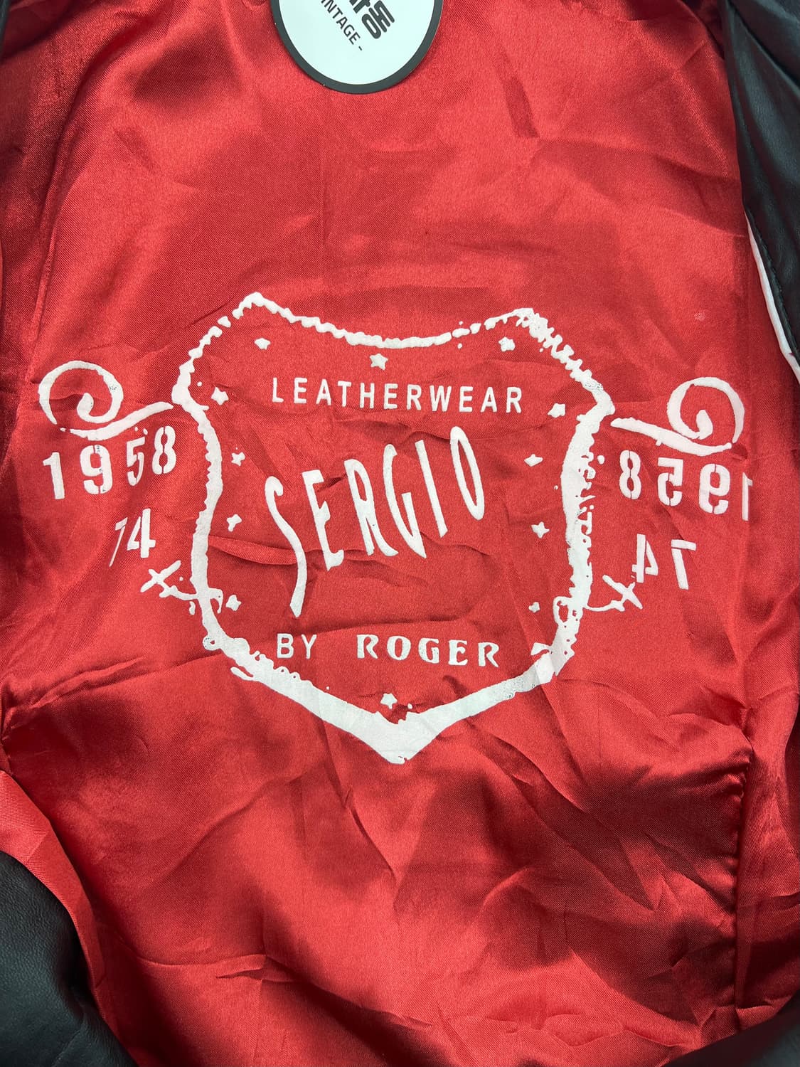 빈티지 우먼 롱 레더 자켓 상품이미지3