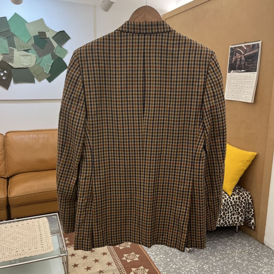 지방시 모던시크 캐주얼 울 체크 블레이저 자켓 90 C10431 상품이미지4