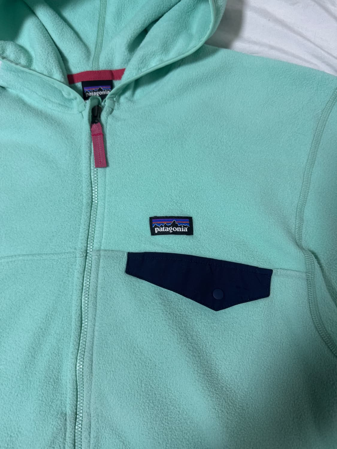 파타고니아 마이크로 D 스냅티 플리스 후드 자켓 상품이미지3