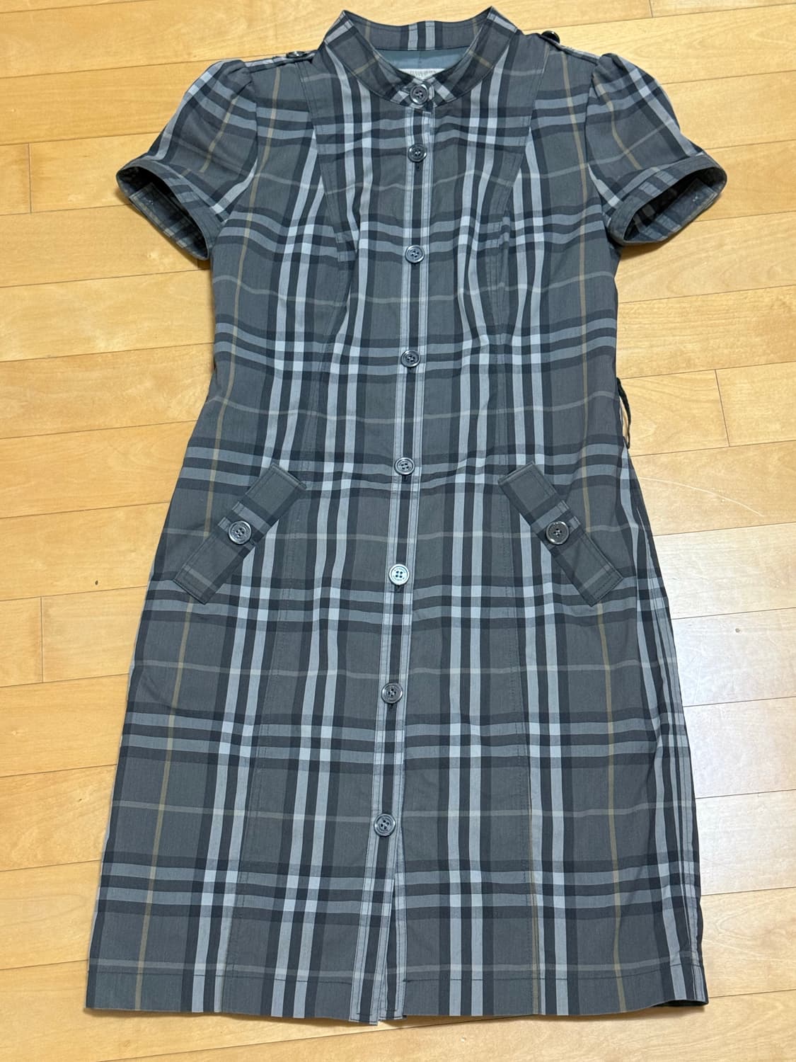 버버리 노바체크 반팔 원피스 상품이미지3