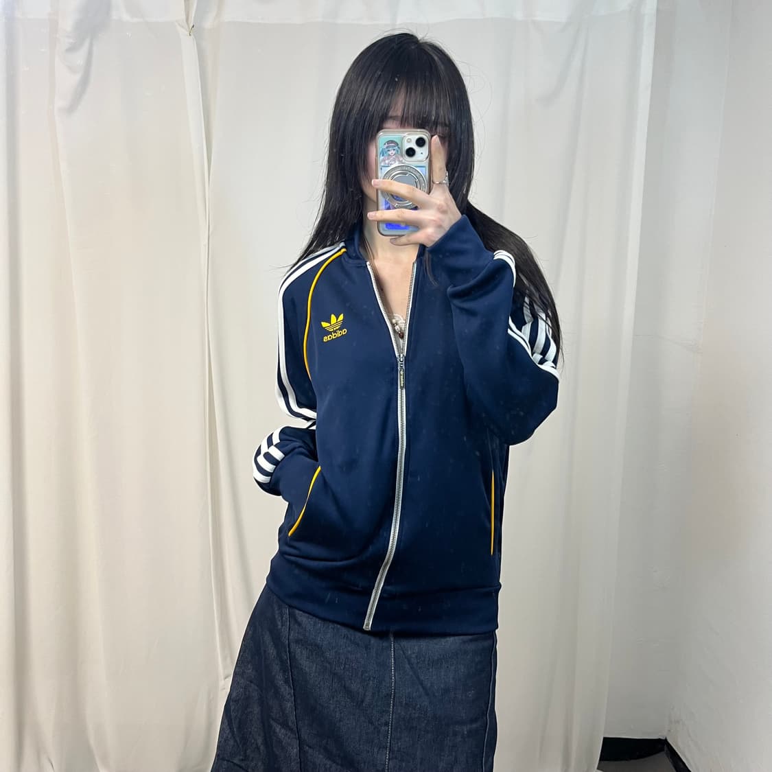 Adidas navy Superstar jersey 상품이미지1
