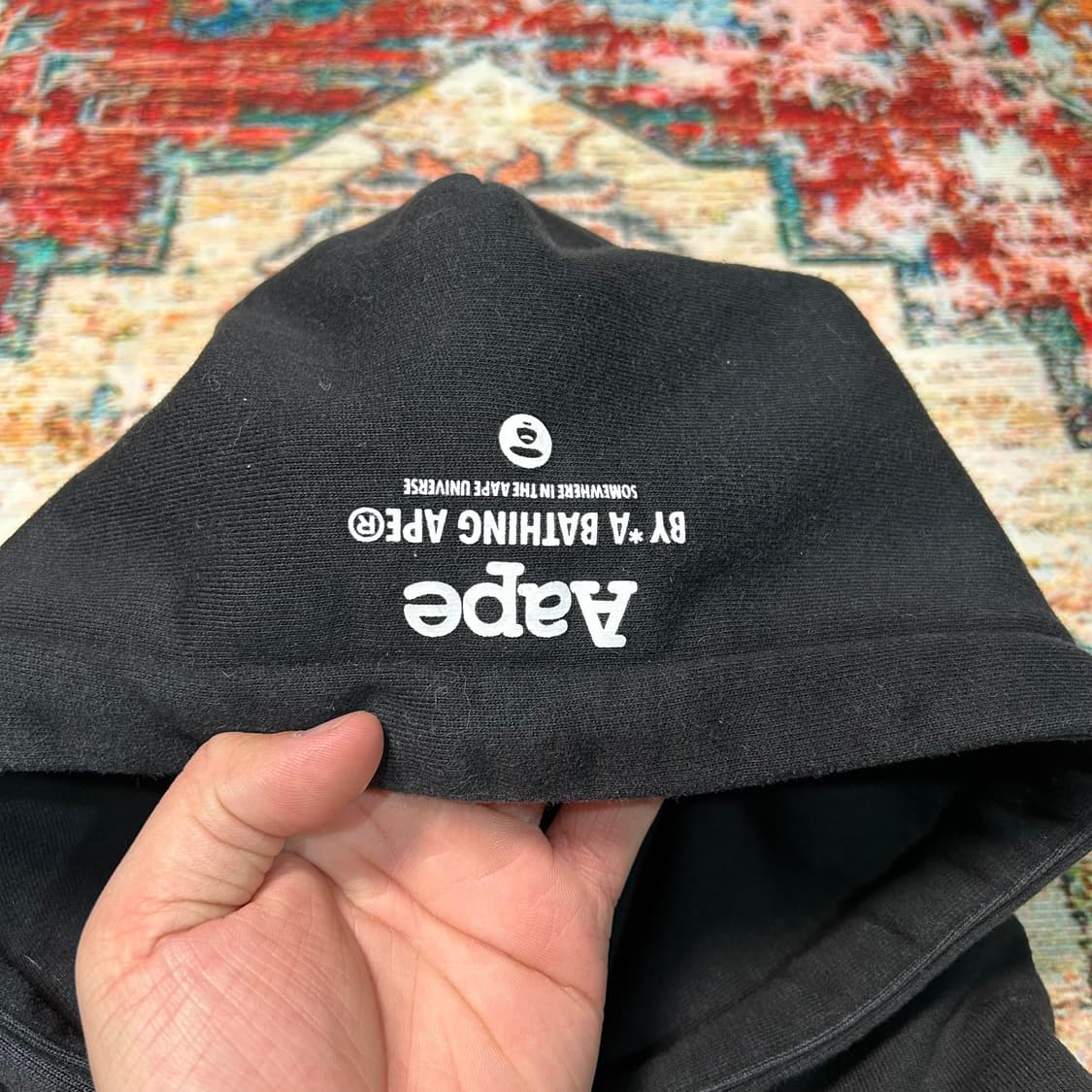 [L] 베이프 애이프 프린팅 후드티 상품이미지8