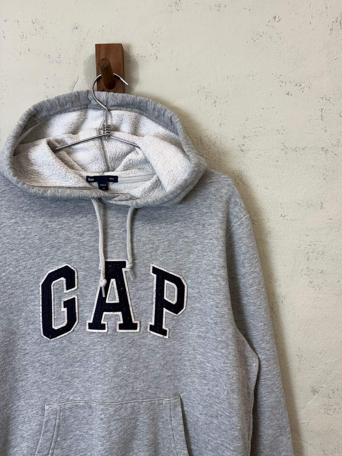 갭 GAP 그레이 로고 후드티 상품이미지2