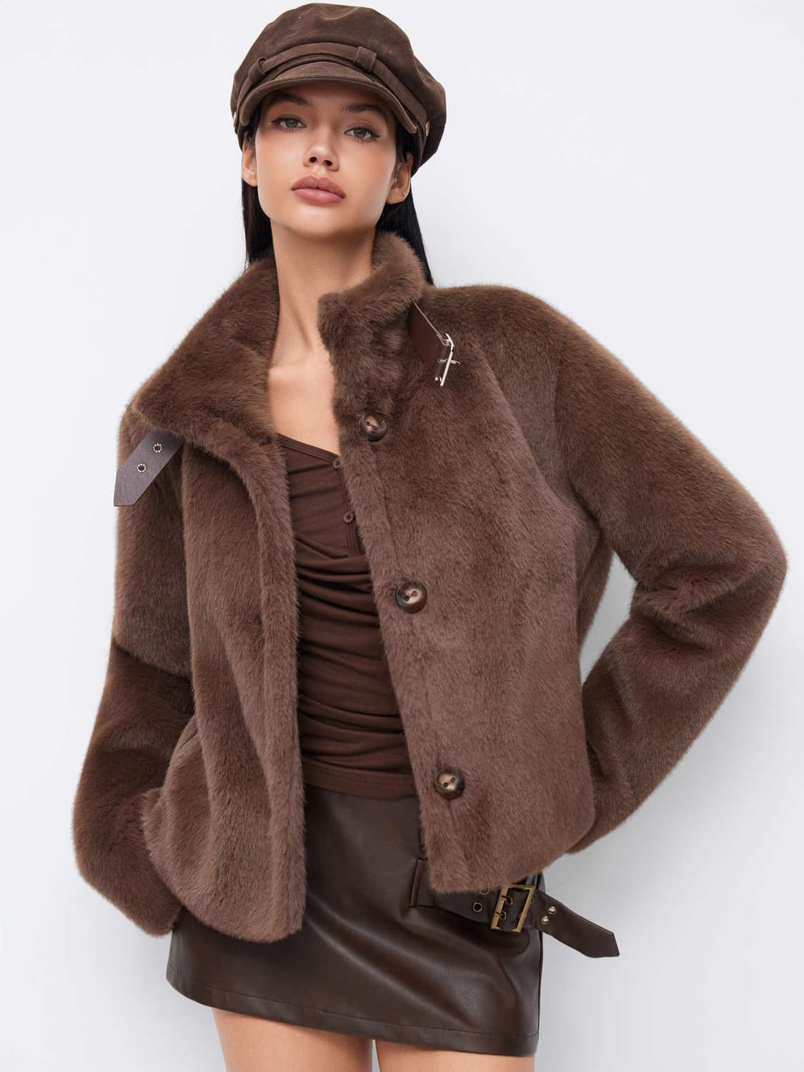 CIDER 스탠다드 자켓 브라운 상품이미지6