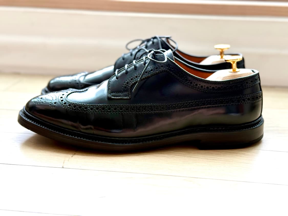 알든 Alden 9751 롱 윙 블러처 US9.5 블랙 상품이미지4