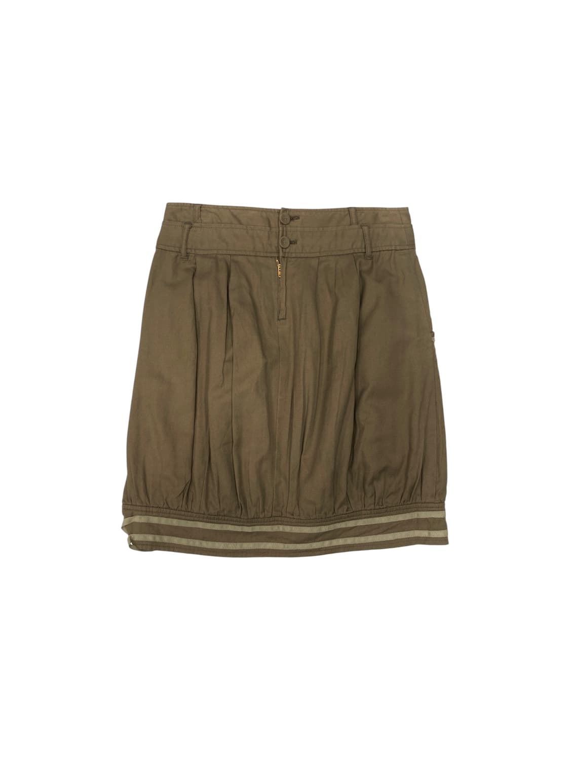 Atsuro tayama brown button skirt 상품이미지2