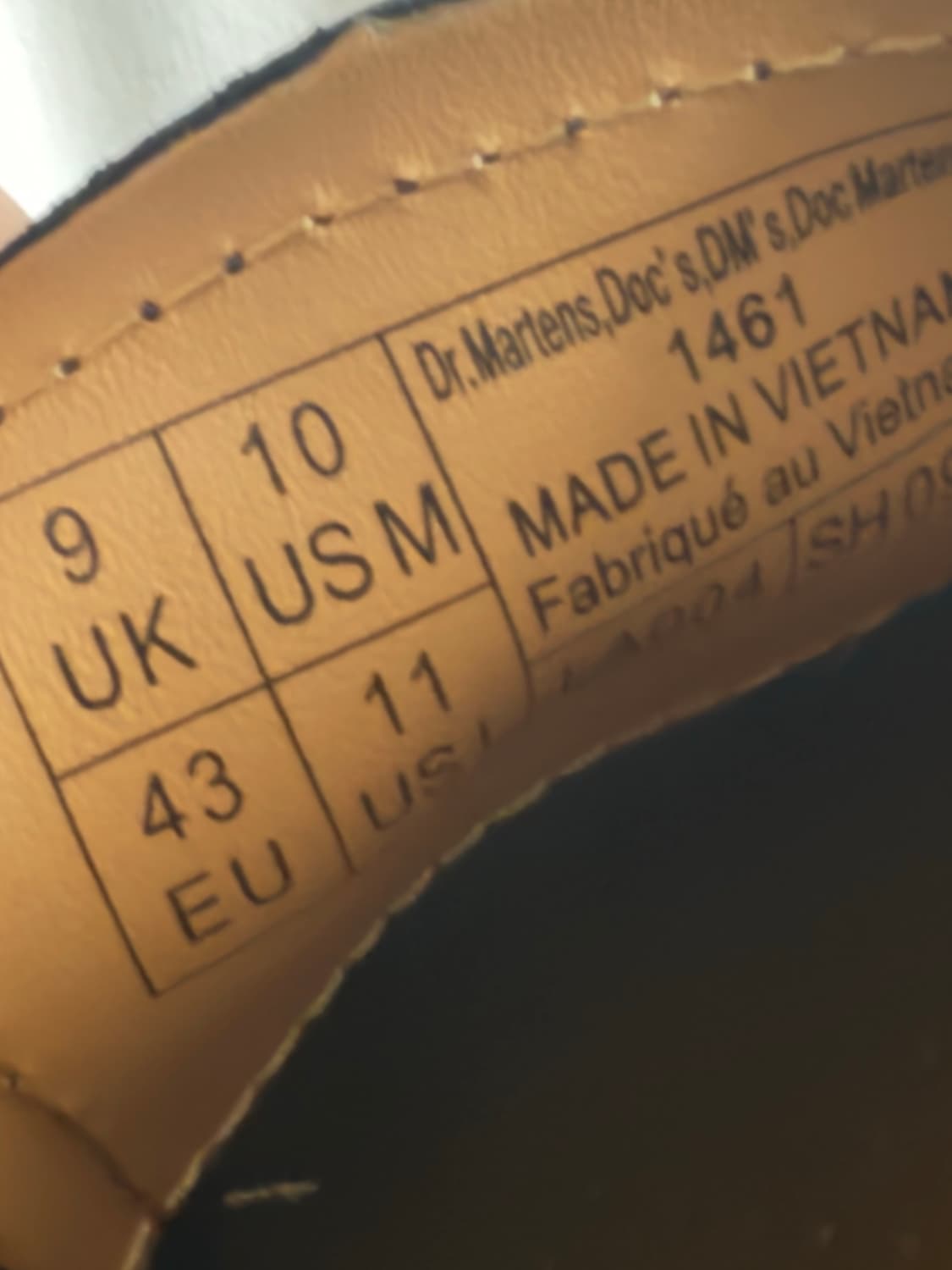 [UK9/280mm] 닥터마틴 1461 앰버서더 블랙 상품이미지6