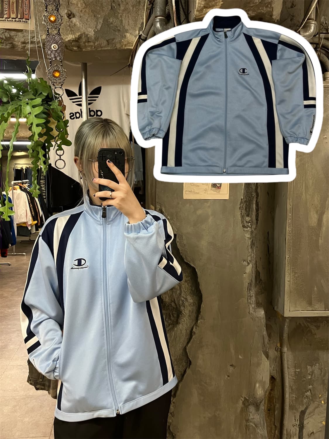 챔피온 져지 블루 M  #csz691 상품이미지1