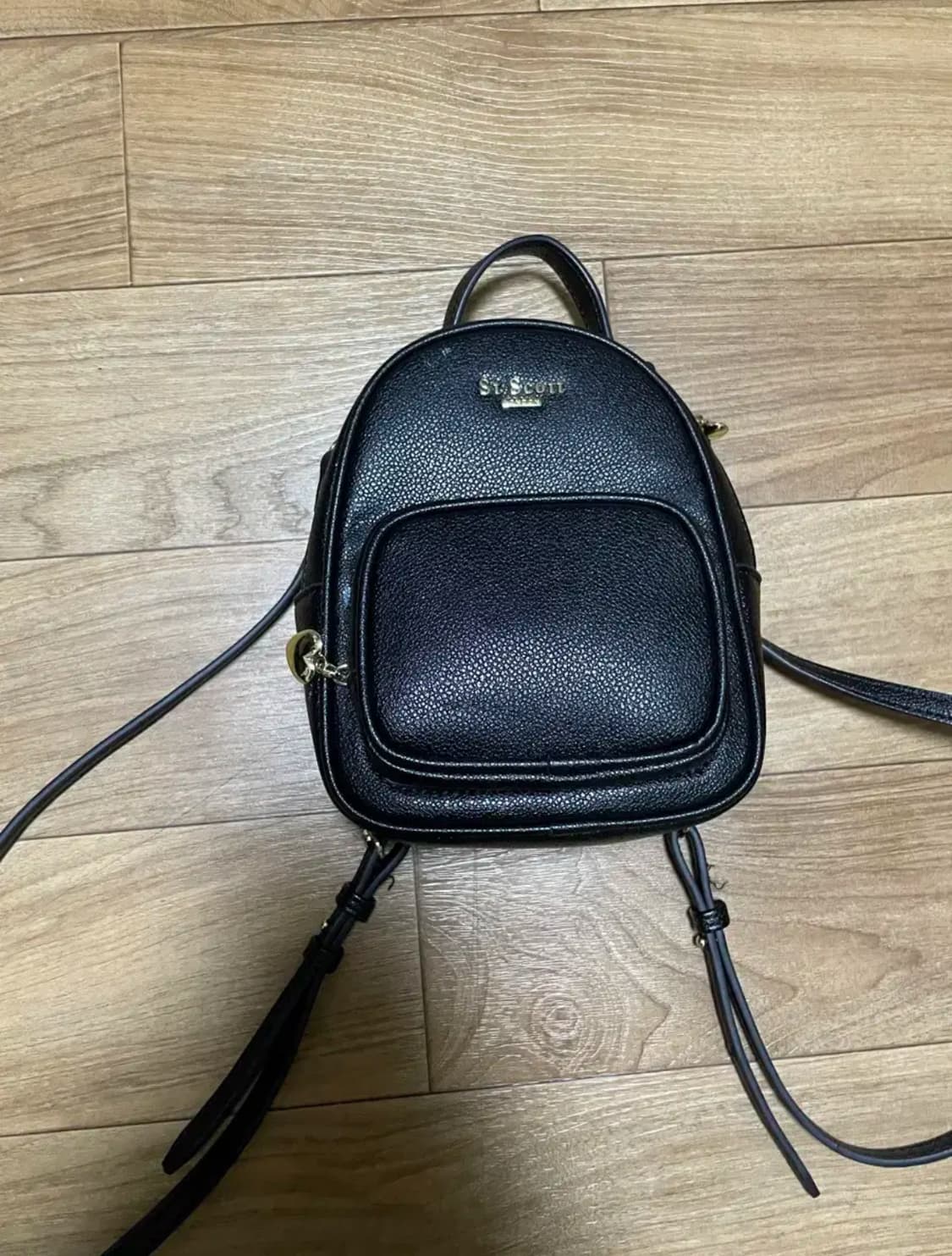 세인트스코트 블랙 미니 백팩 상품이미지1
