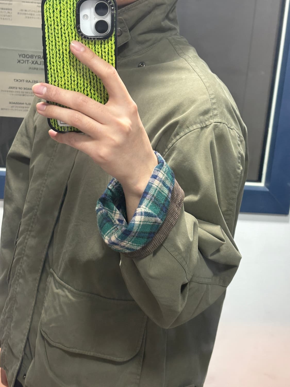 에스피오나지 blouson jacket olive 상품이미지2
