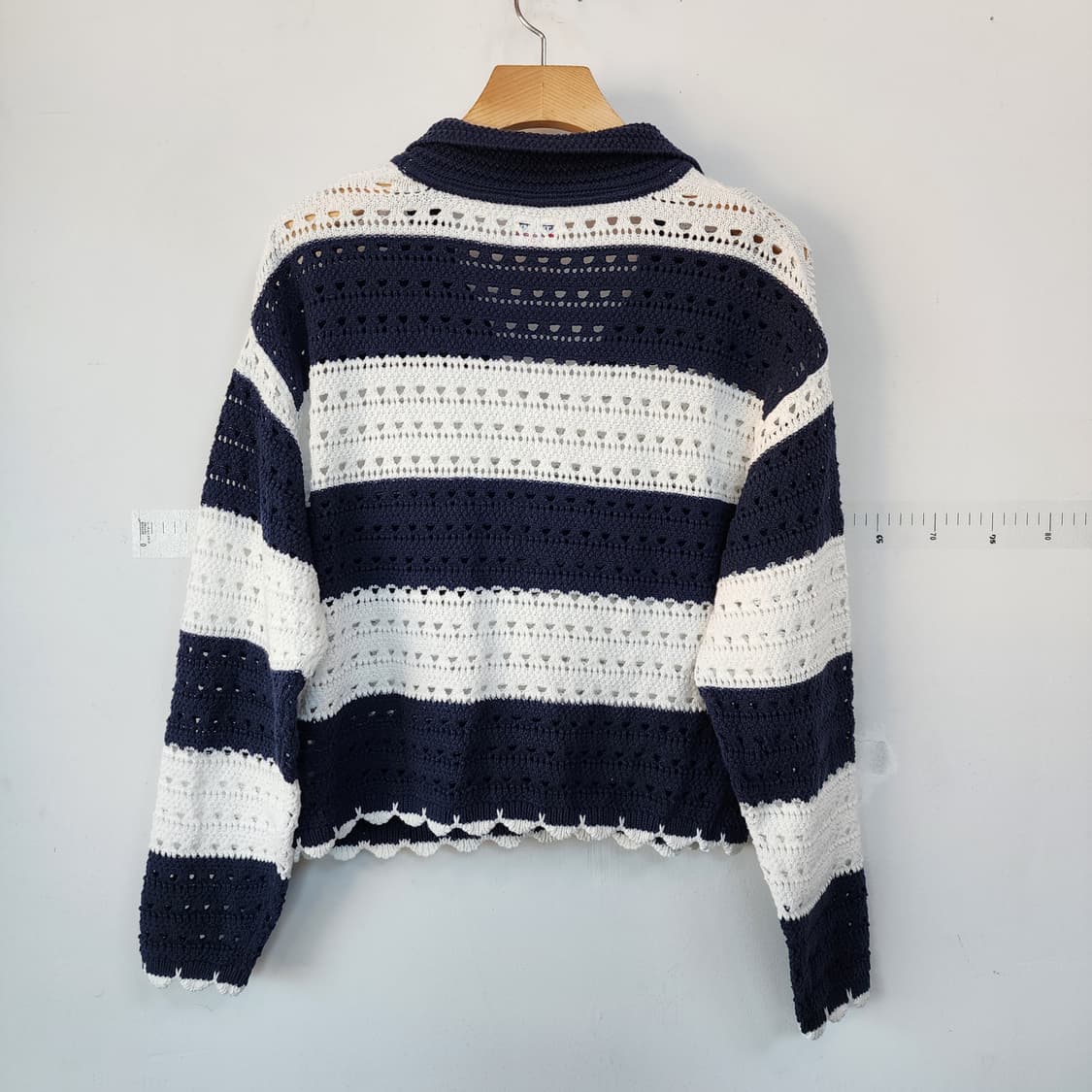 타미힐피거 스트라이프 크로셰 니트 상품이미지3