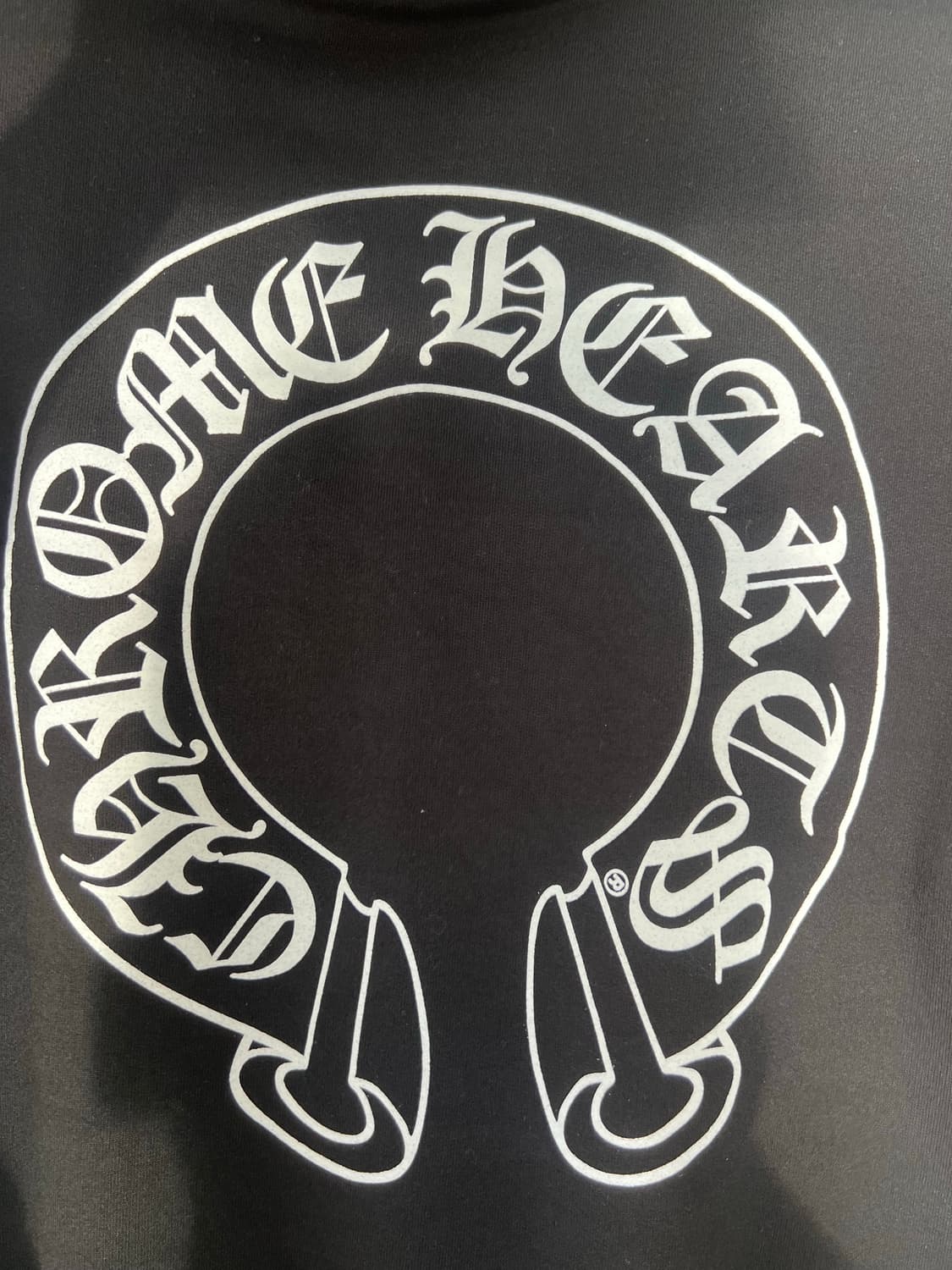 [L] 크롬하츠 홀스슈 플로랄 헤비웨이트 후드집업 상품이미지4