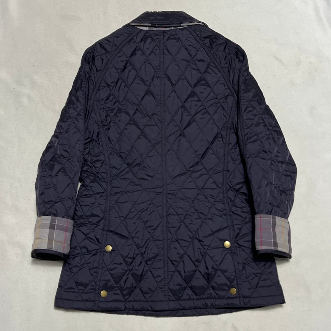4 바버 여성용 네이비 퀼팅 자켓 상품이미지3