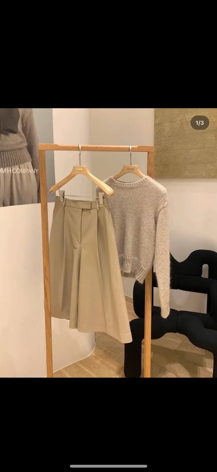 블러썸에이치컴퍼니 블러쉬 모헤어 니트 그레이 s 상품이미지1